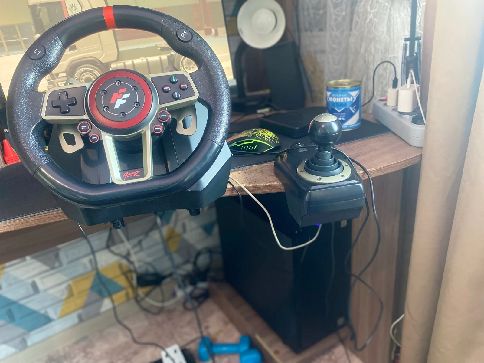 Игровой руль flashfire Suzuka racing well 900r, фото 2