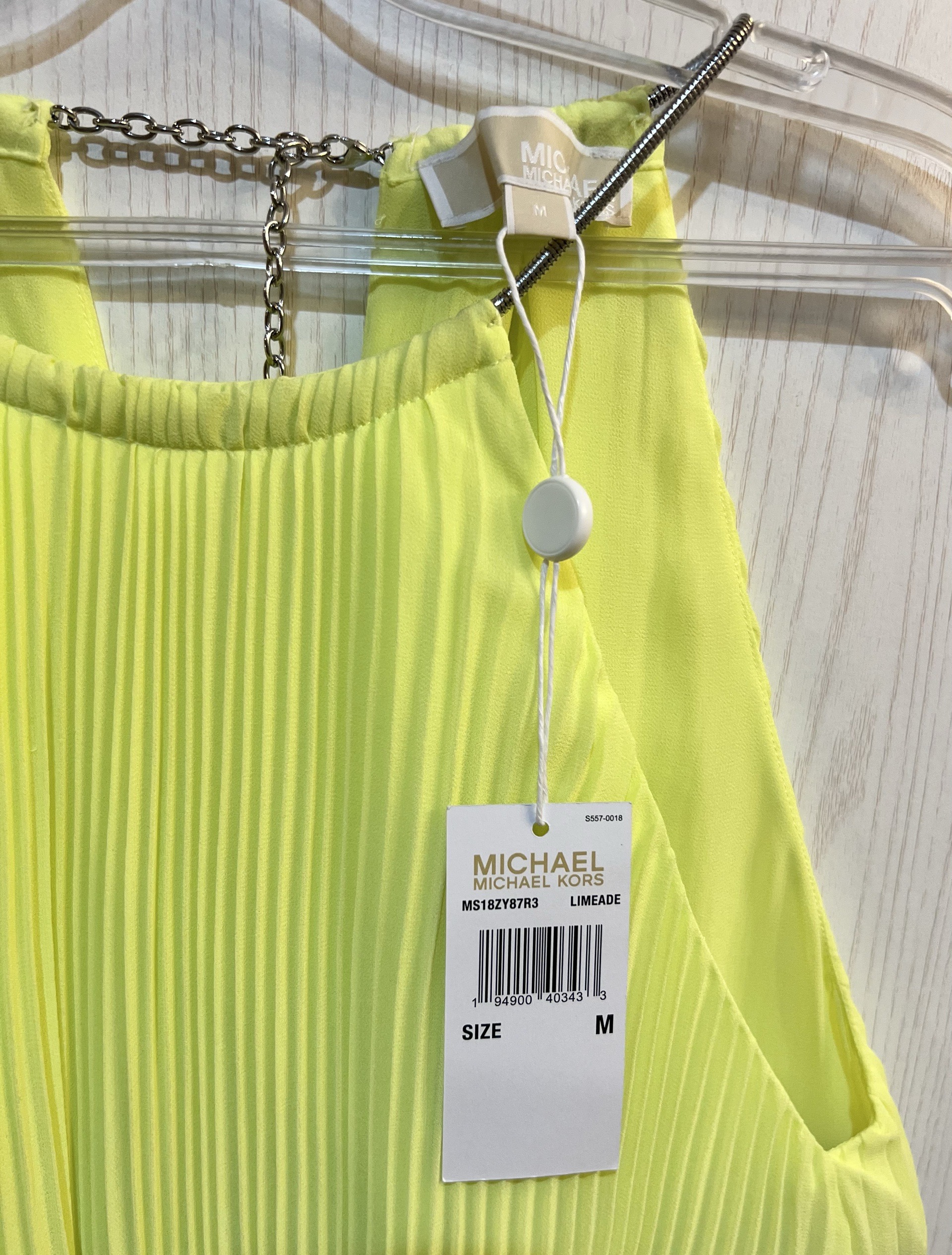 Новое плиссированное платье Michael Kors (оригинал), M, фото 7