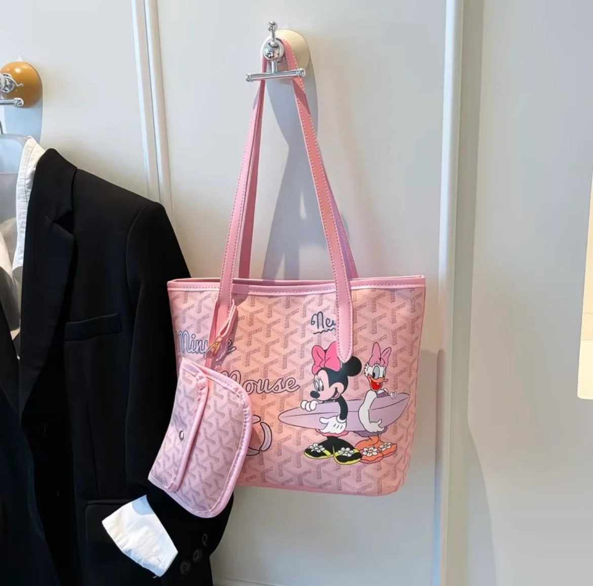 Новая сумка goyard розовая, фото 3